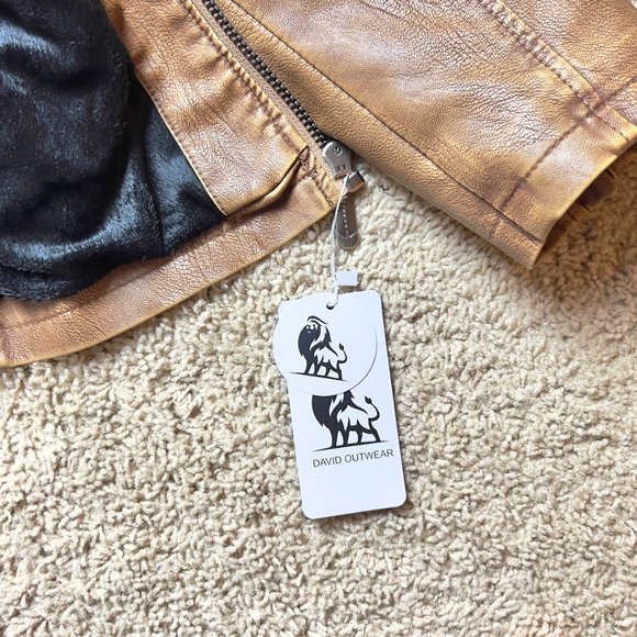 NWT David Outerwear Leather Jacket - Picture 11 of 14
